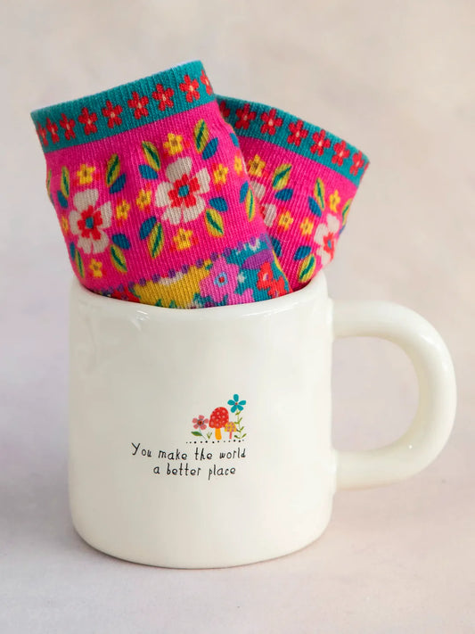 Natural Life Mug & Sock Set
