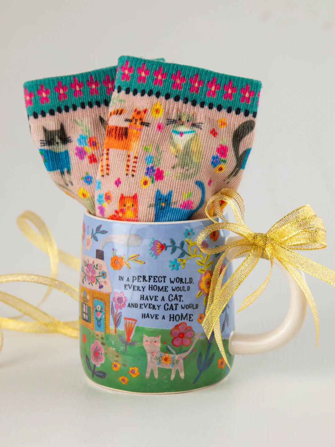 Natural Life Mug & Sock Set