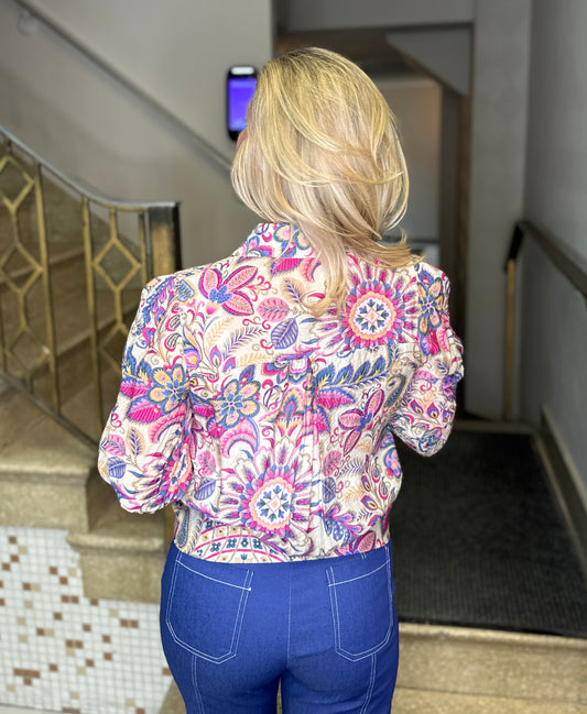 Bloom With Drama Floral Top