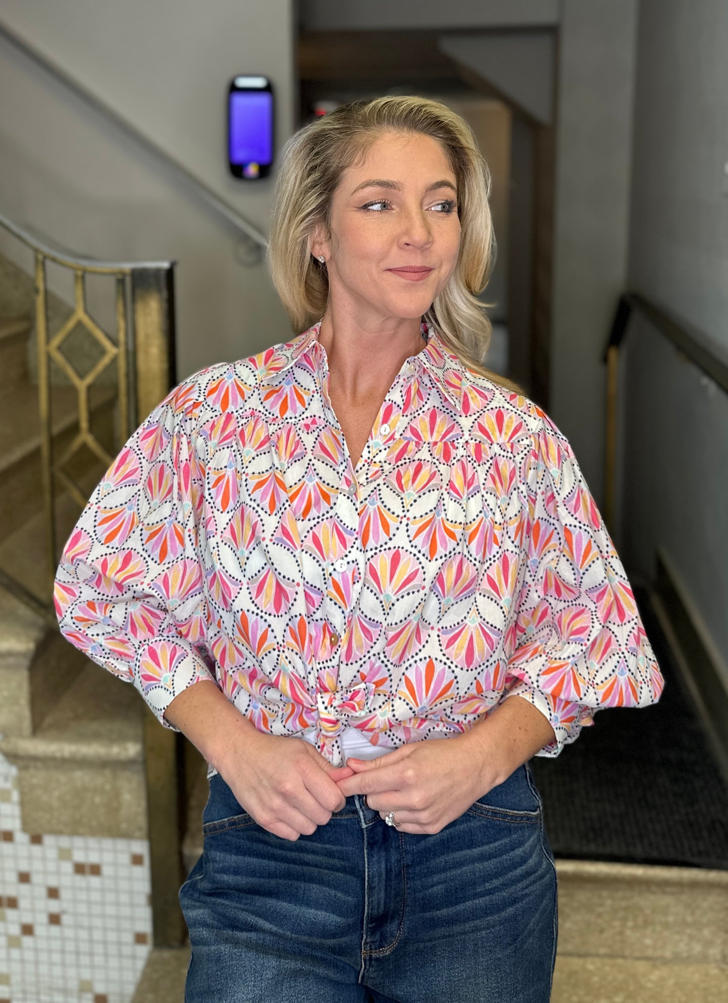 Pretty in Prints Button Down