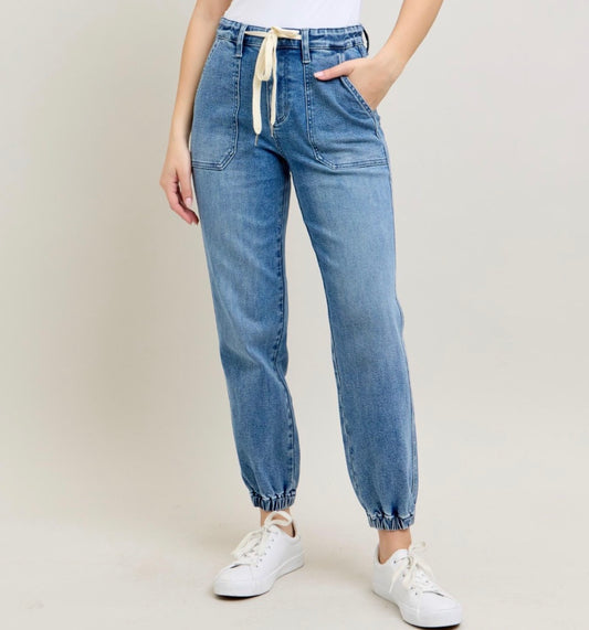 Judy Blue High Waist Denim Jogger