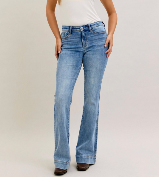 Everyday Ease Mid Rise Flares