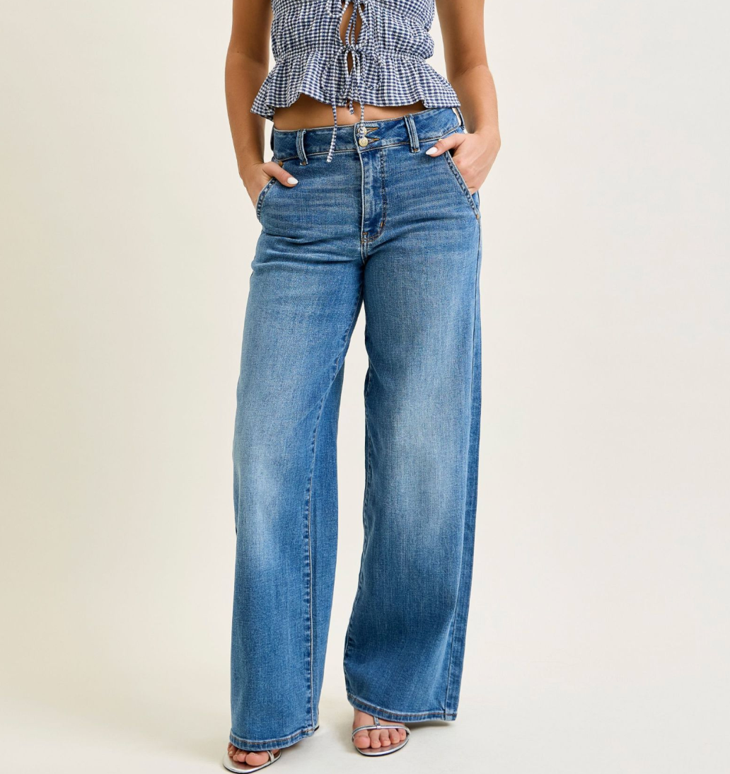 Power Move Judy Blue Column Jeans