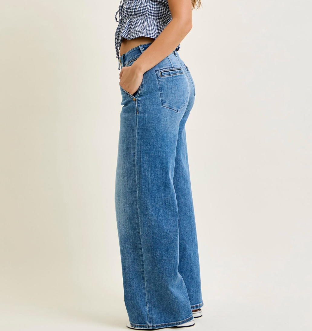 Power Move Judy Blue Column Jeans