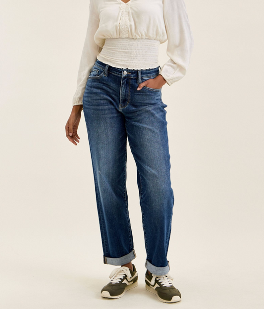 Judy Blue Billie Refresh Boyfriend Jeans