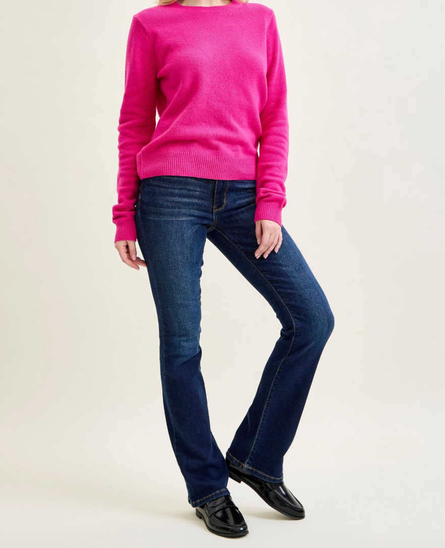 Judy Blue Mid Rise Dark Wash Bootcut Jeans | Stretch Denim Women's Jeans