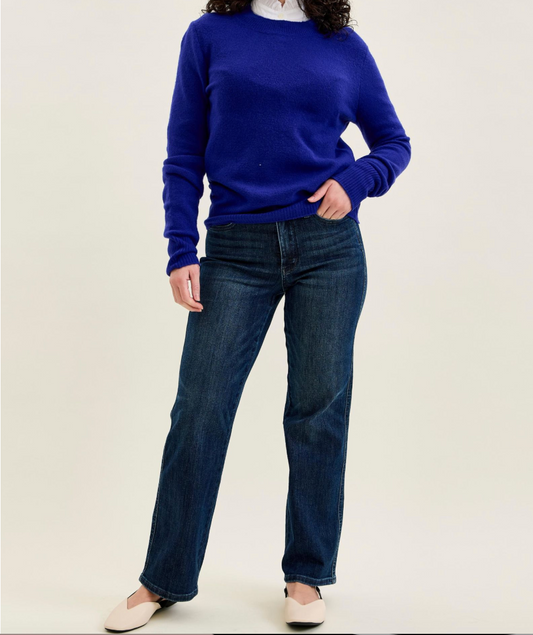 Just Right Judy Blue Petite Straight Leg Jeans