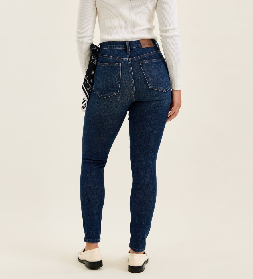 Judy Blue Sienna High Waist Tummy Control Skinny Jeans – Dark Rustic Indigo