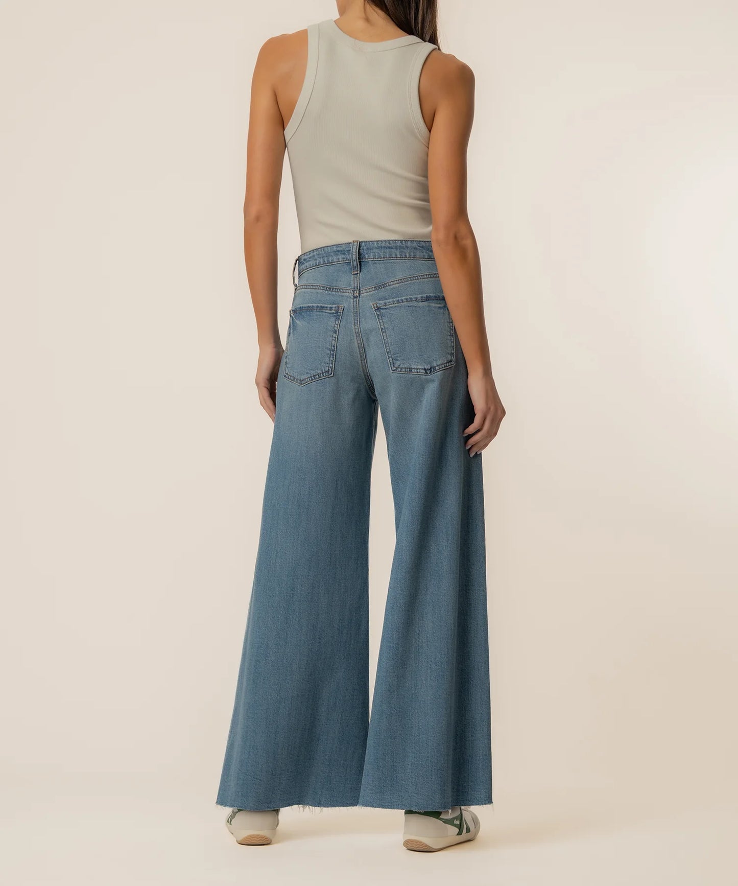 Blake High Rise Super Wide Leg, Exclusive in Wishfulness Wash