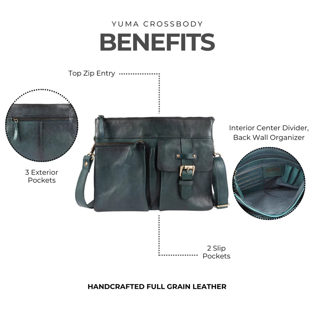 Latico Leather Yuma Crossbody Bag Pizzazz Beloit