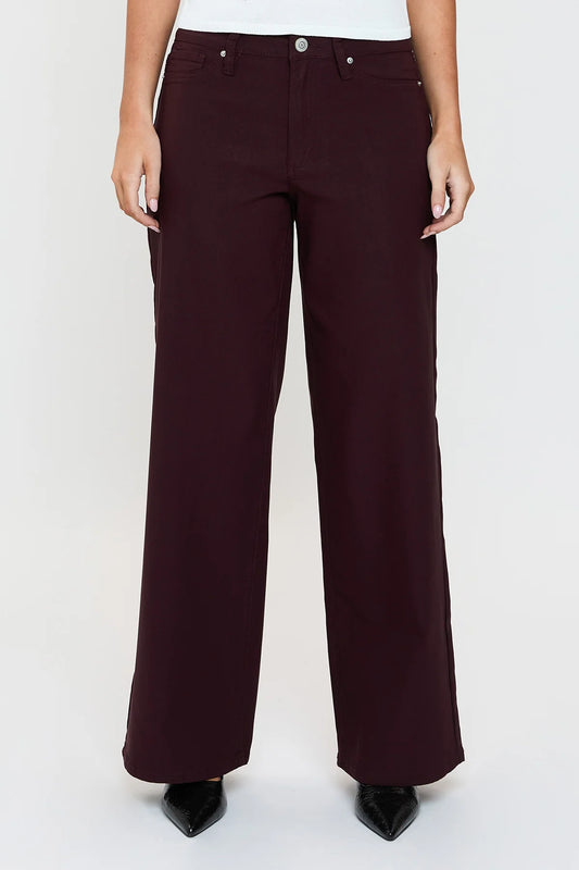 Berry Bold Hyperstretch Wide Leg