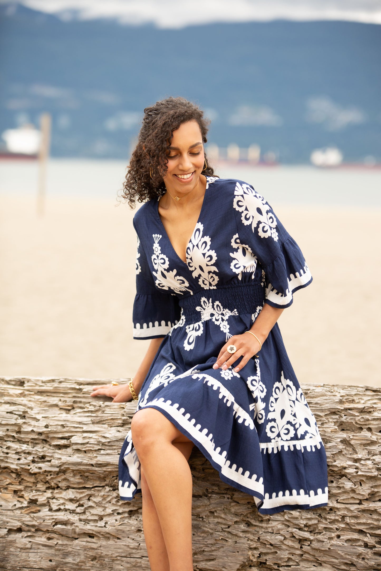 Free Spirit Boho V-Neck Dress