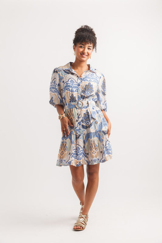 Belted Boho Bliss Dress