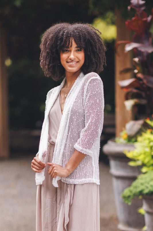 The Dusk to Dawn Sparkle Cardigan