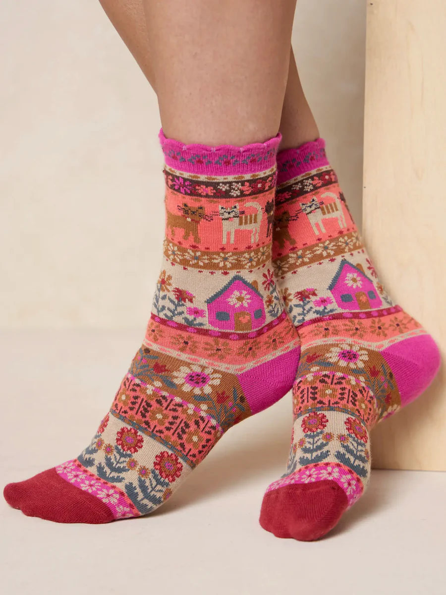 Boxed Boho Sock Set, Set of 3