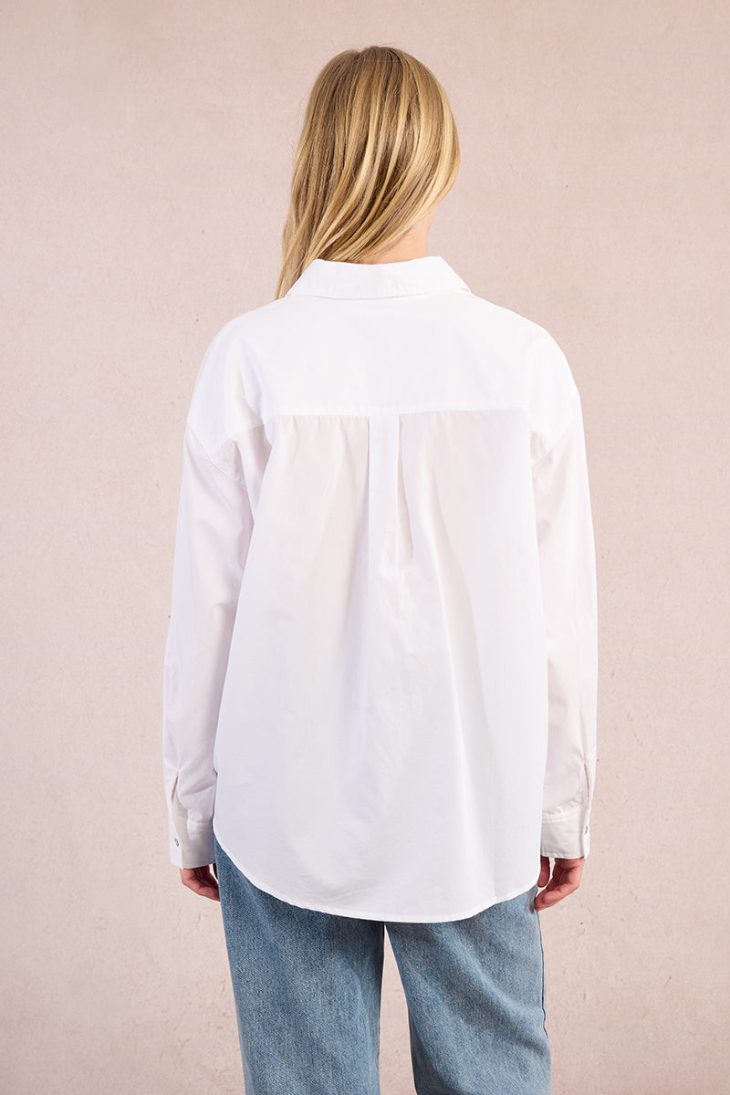 Lucky Charm Button-Up Blouse