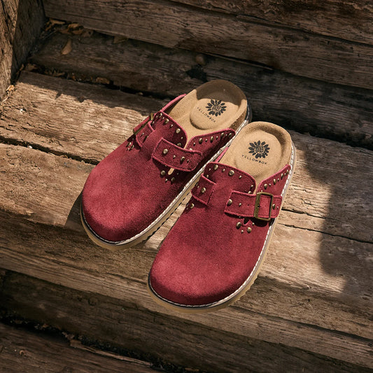 Mirage Studded Suede Clog