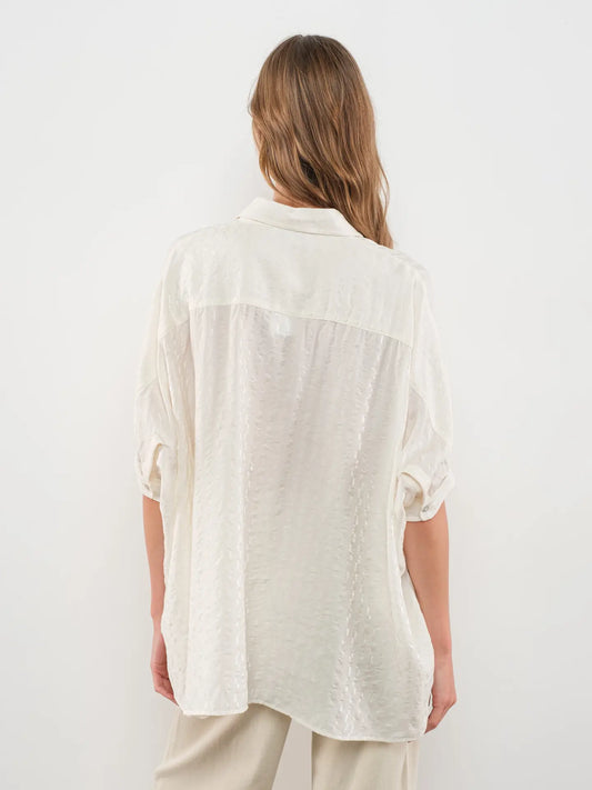 Cozy Vibes Oversized Textured Shirt