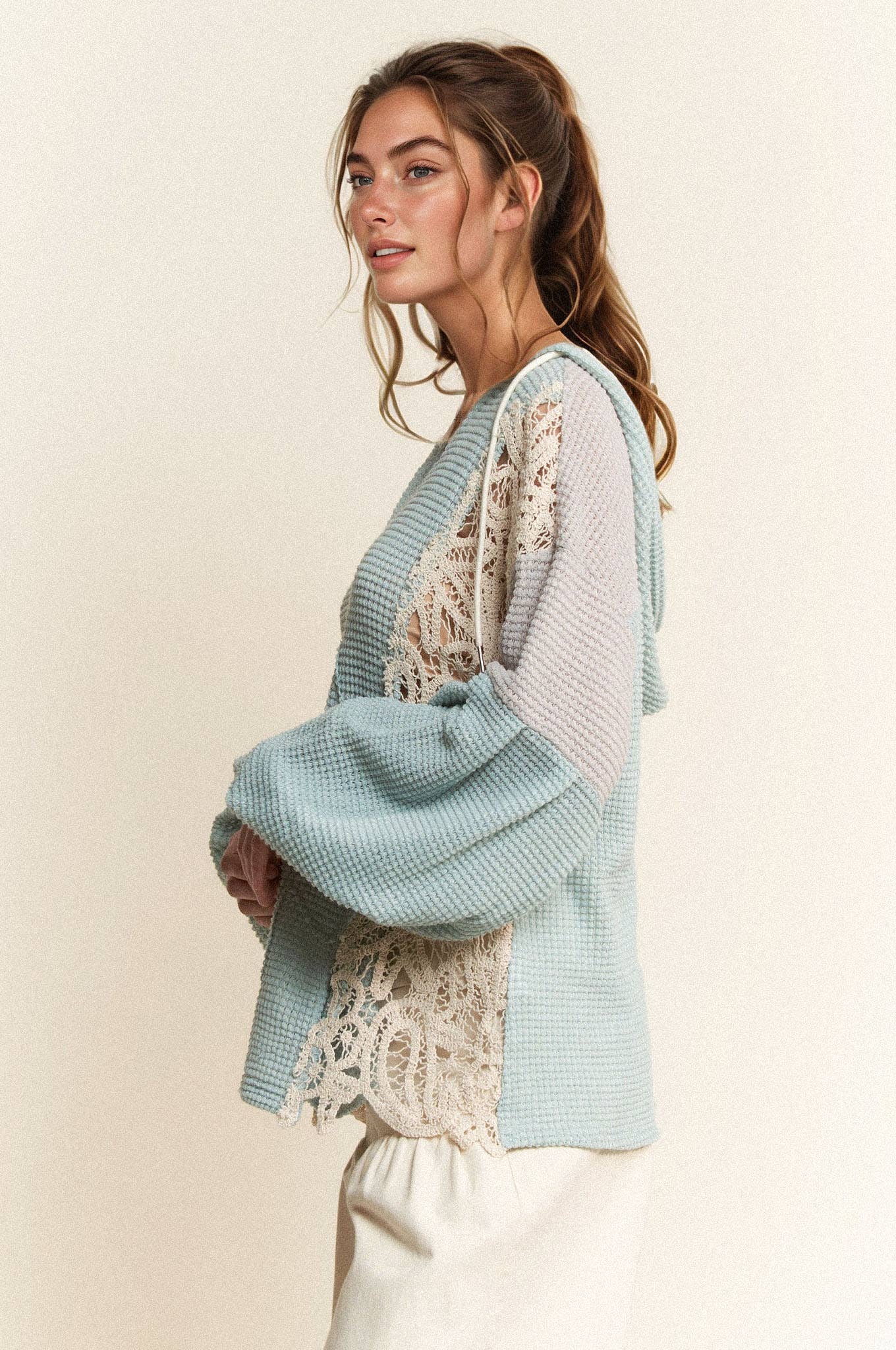 The Flower Power Hoodie Knit