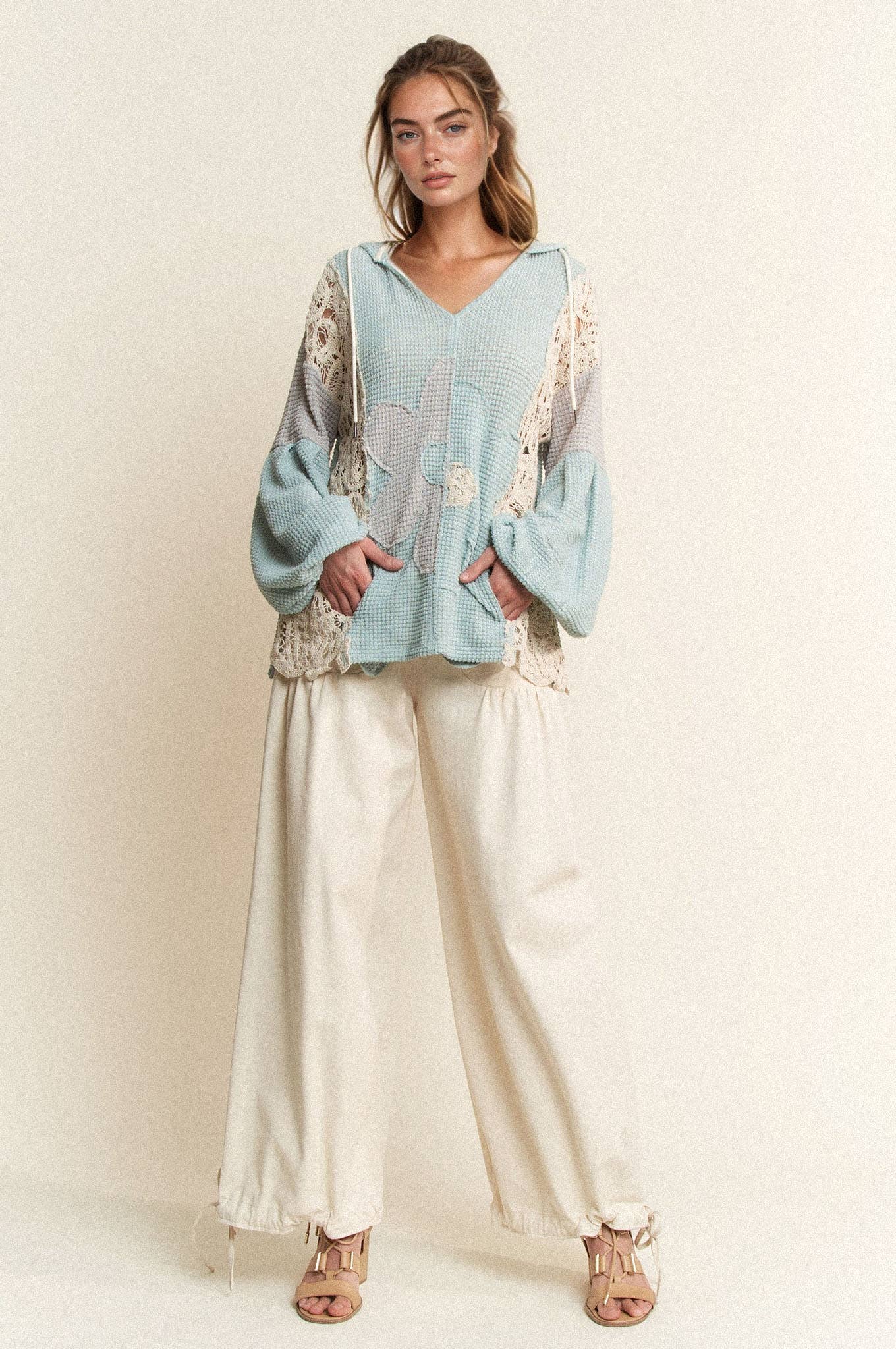 The Flower Power Hoodie Knit