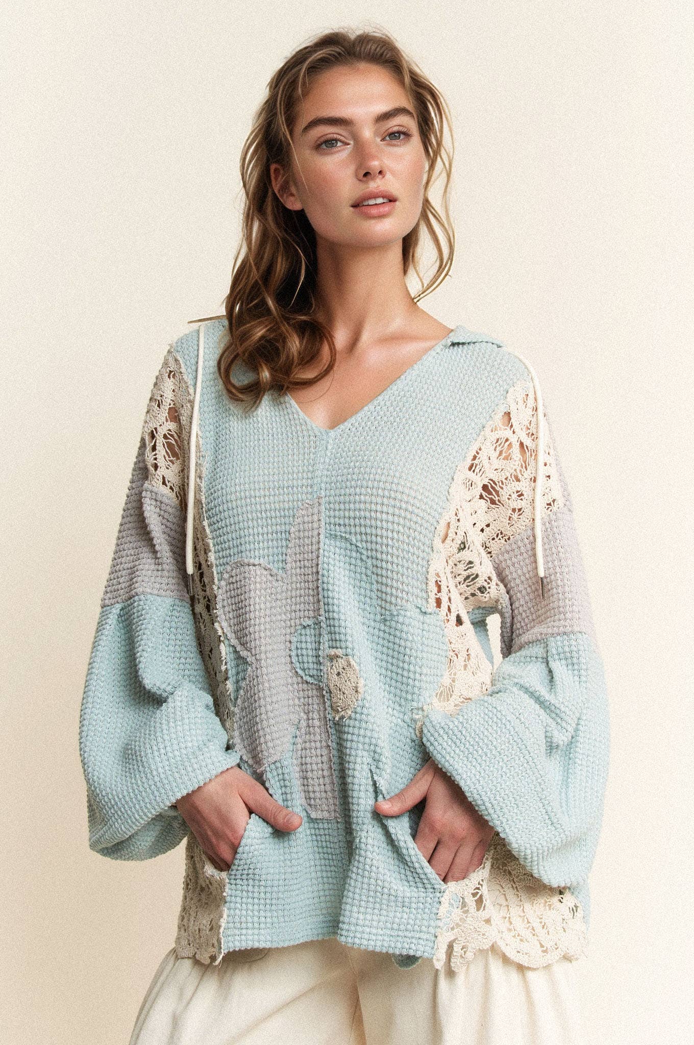 The Flower Power Hoodie Knit