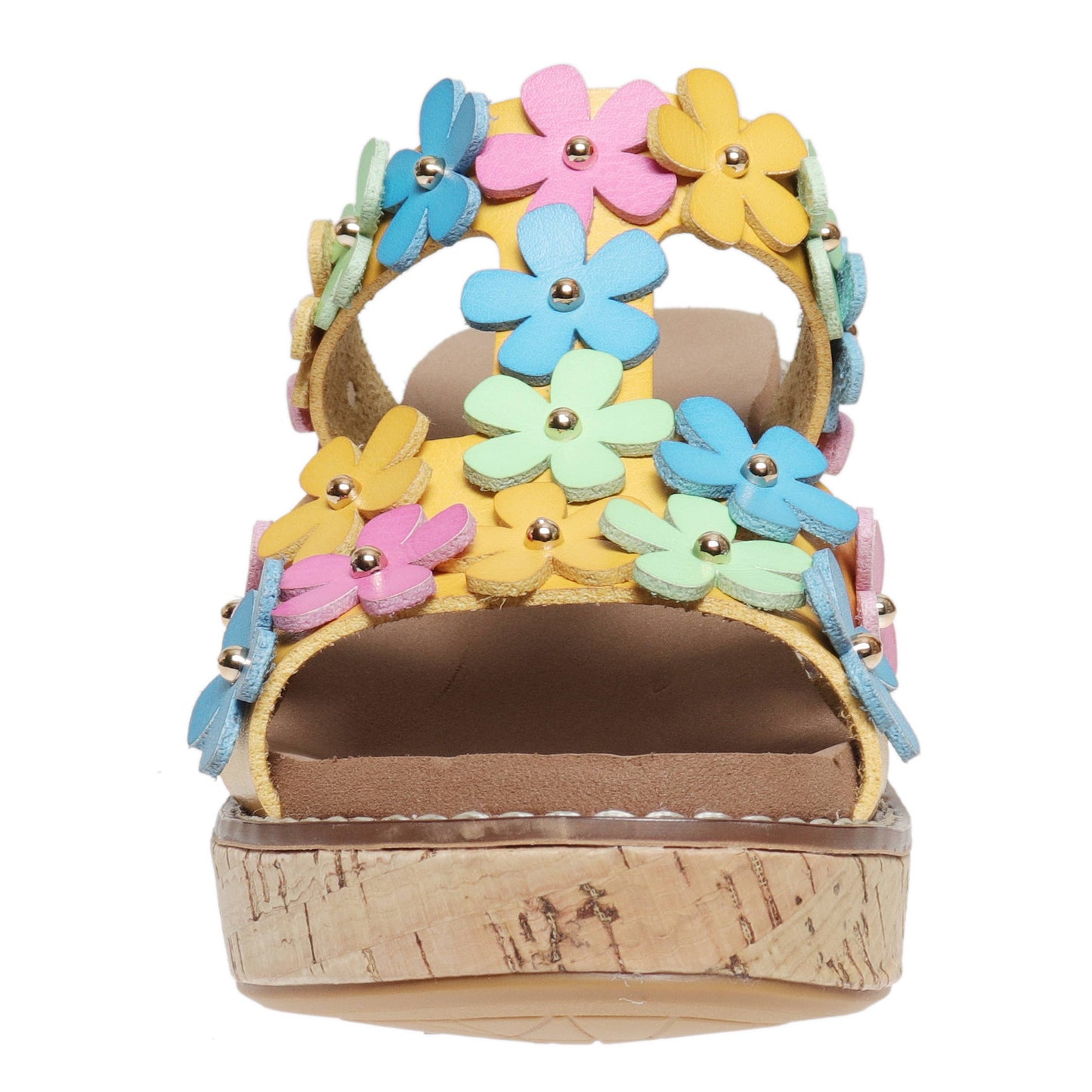 Pierre Dumas Sonda Bloom Babe Floral Wedge Sandals