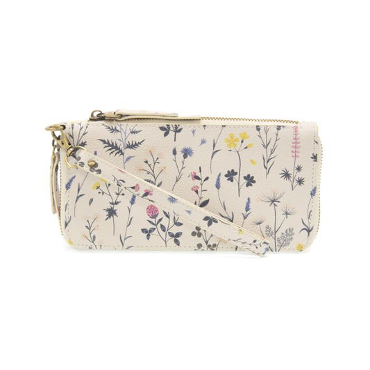 Multi Floral Chloe Printed Zip Around Wallet/ Wristlet