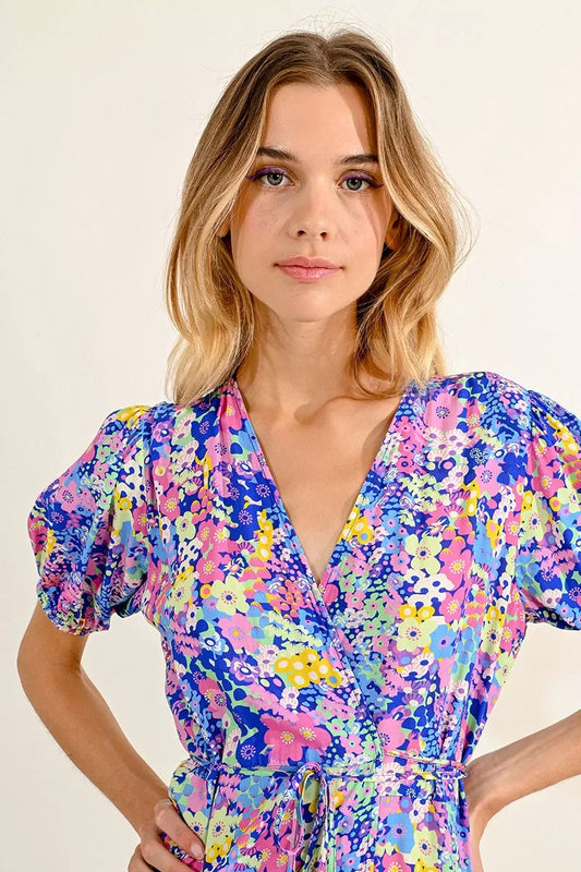 Effortless Boho Chic Cross Body Dress