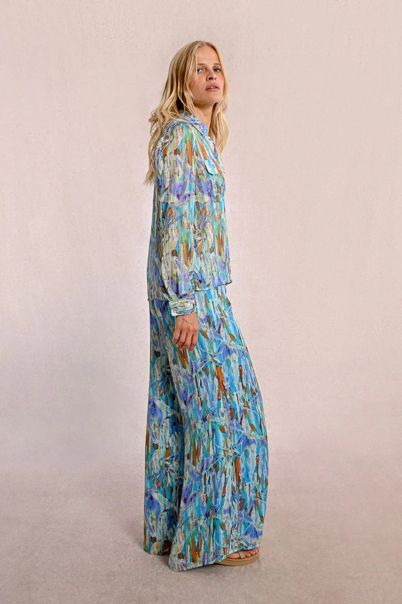 Paint Print Blouse