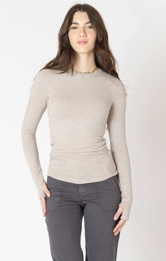 Soft & Simple Brushed Crewneck Tee