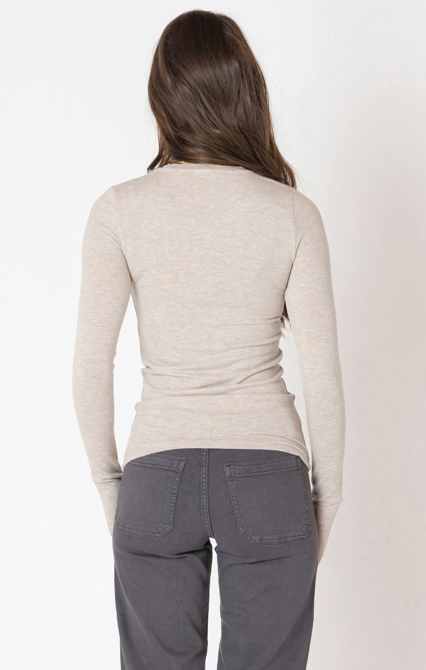 Soft & Simple Brushed Crewneck Tee
