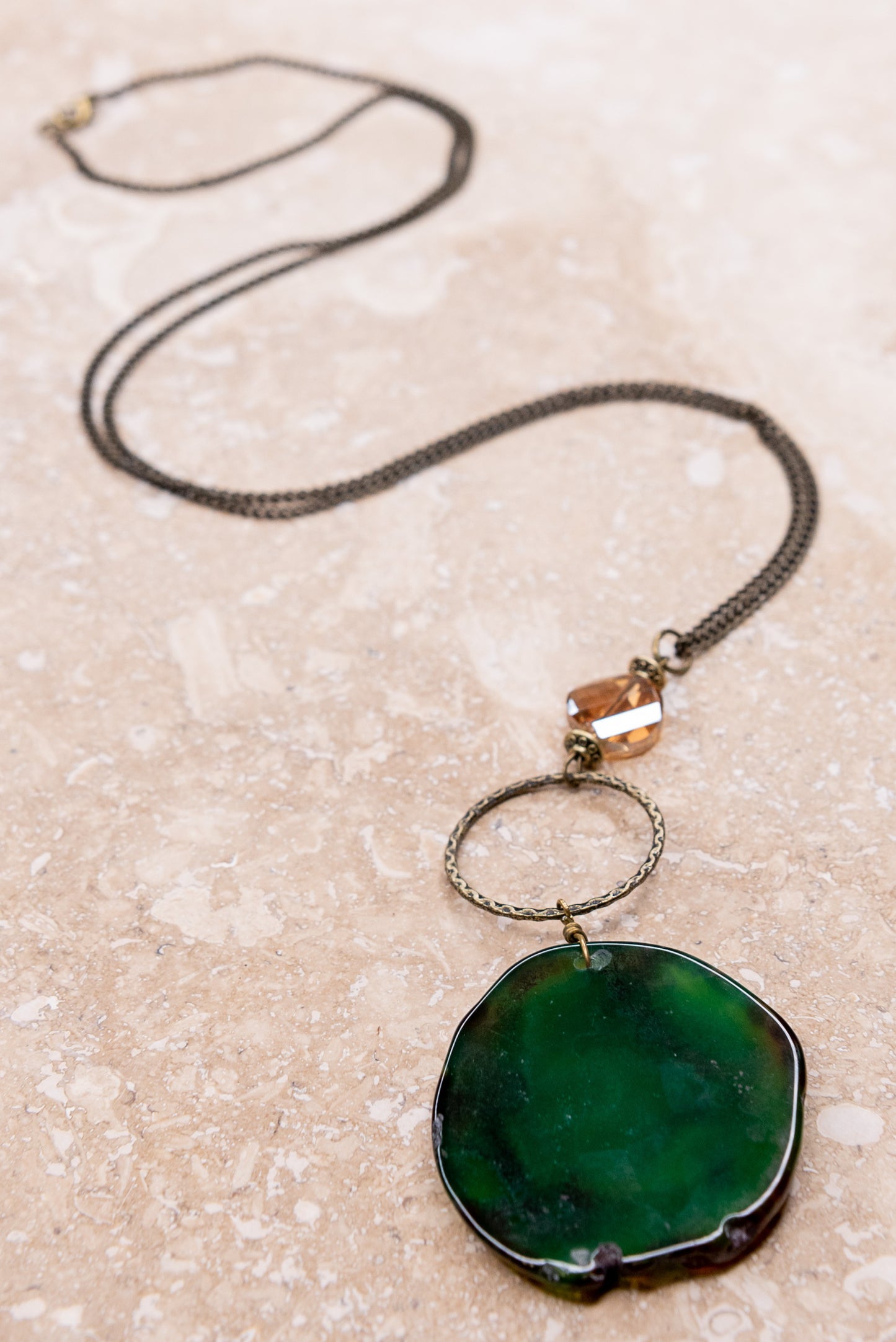 Princess Necklace Green