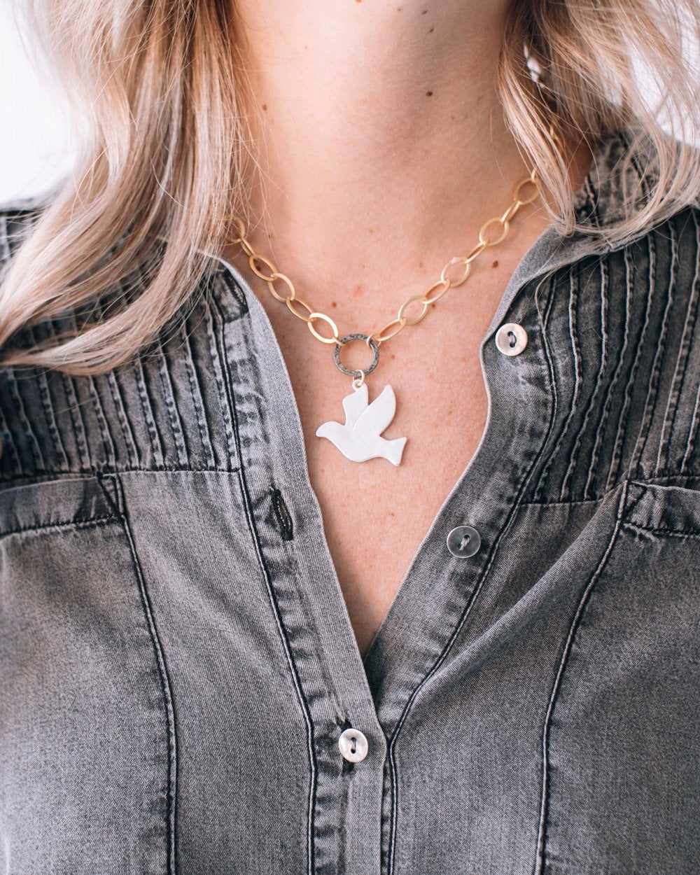 Inspired Designs Peaceful Charm Necklace